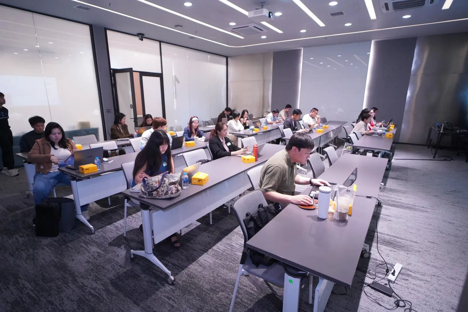 The room before the workshop begins