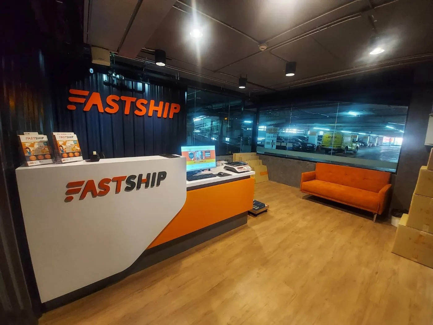 Inside a FastShip branch